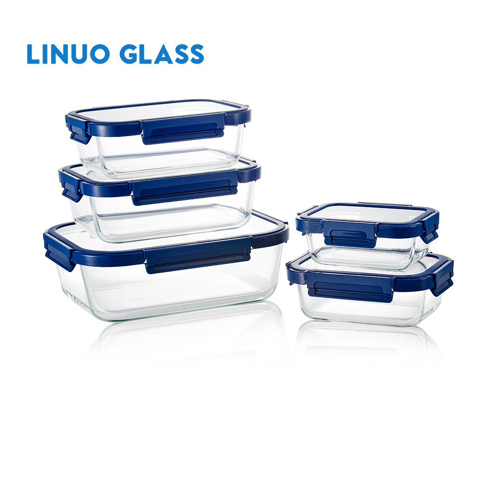 Glass Lid Glass Lunch Containers