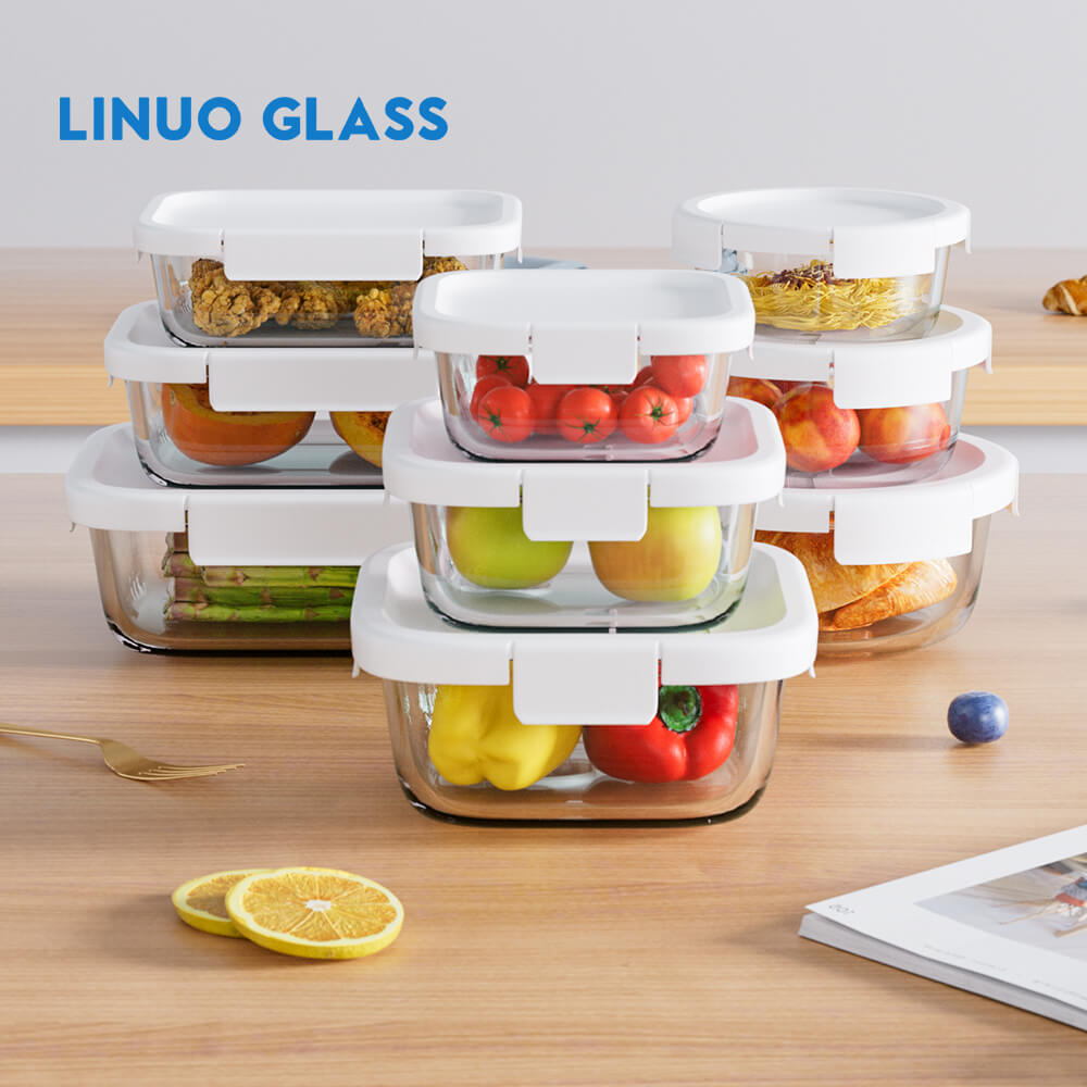 Microwave Safe Glass Lunch Containers