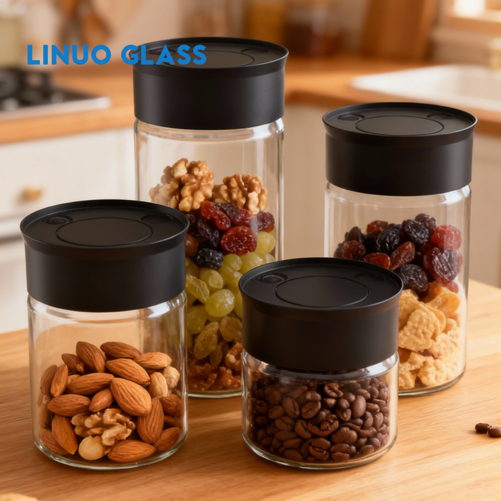 bocaux de conservation sous vide en verre