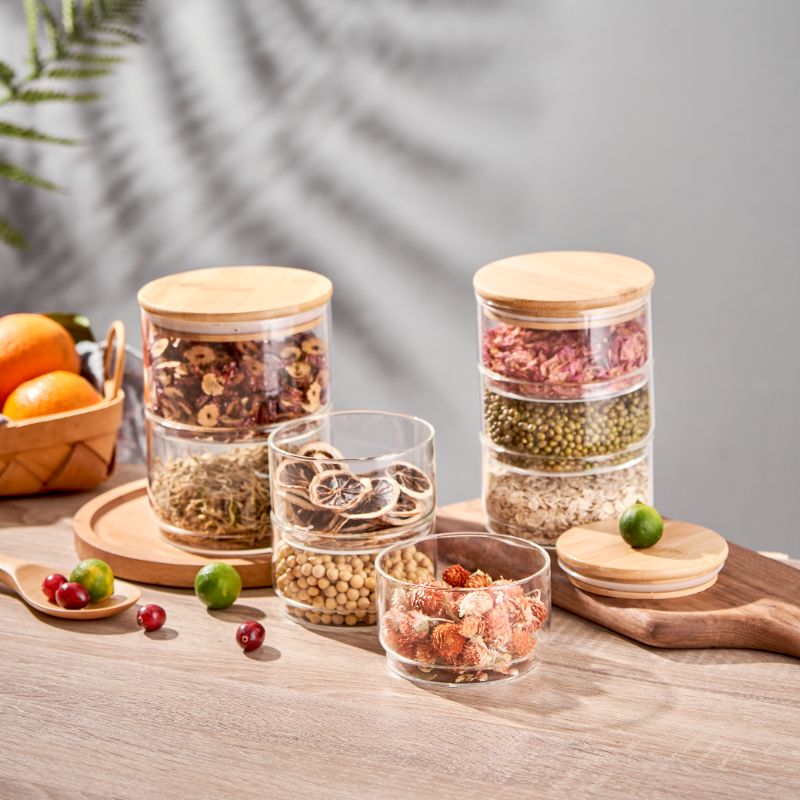 Small Glass Spice Jar