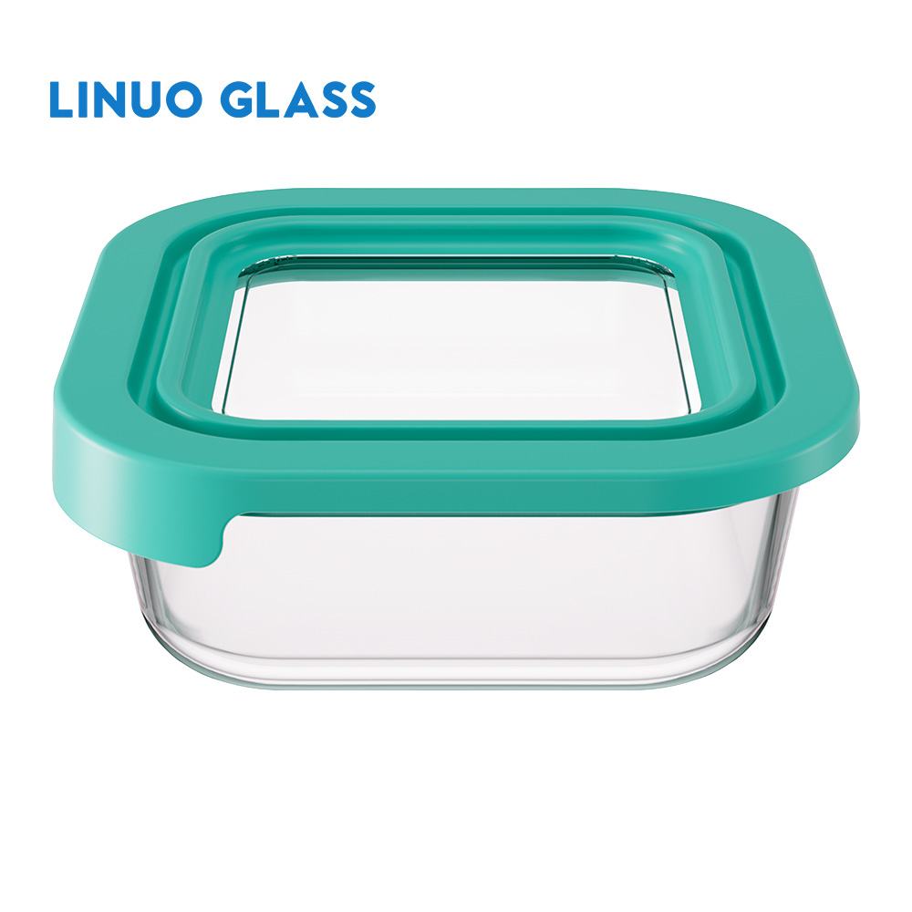 Contenitore per alimenti in vetro con coperchio