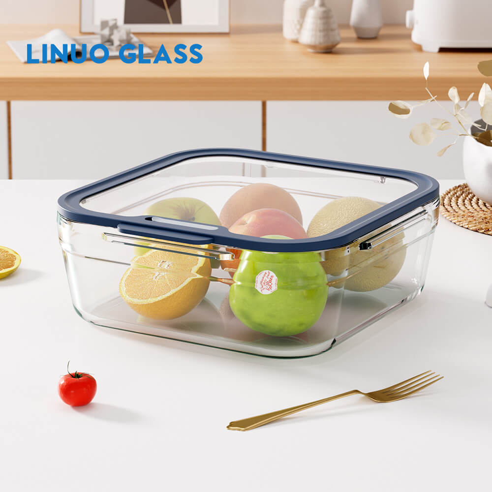 Square Glass Baking Dish With Lids