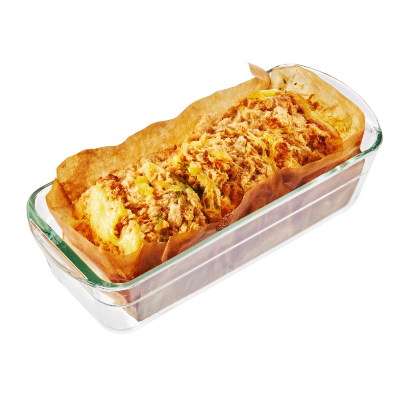 Donut Bread Glass Baking Pan Dish