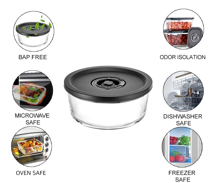 Vacuum Glass Lunch Containers Vacuum Glass Lunch Containers
