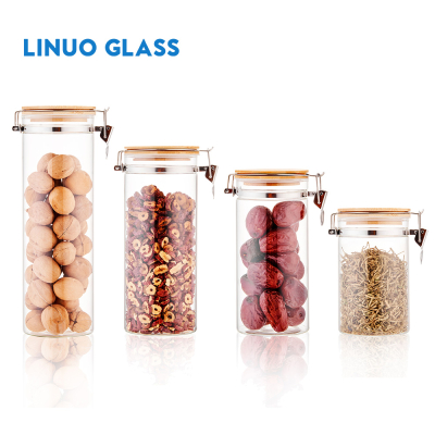Pantry Food Glass Jars With Lids Wholesale