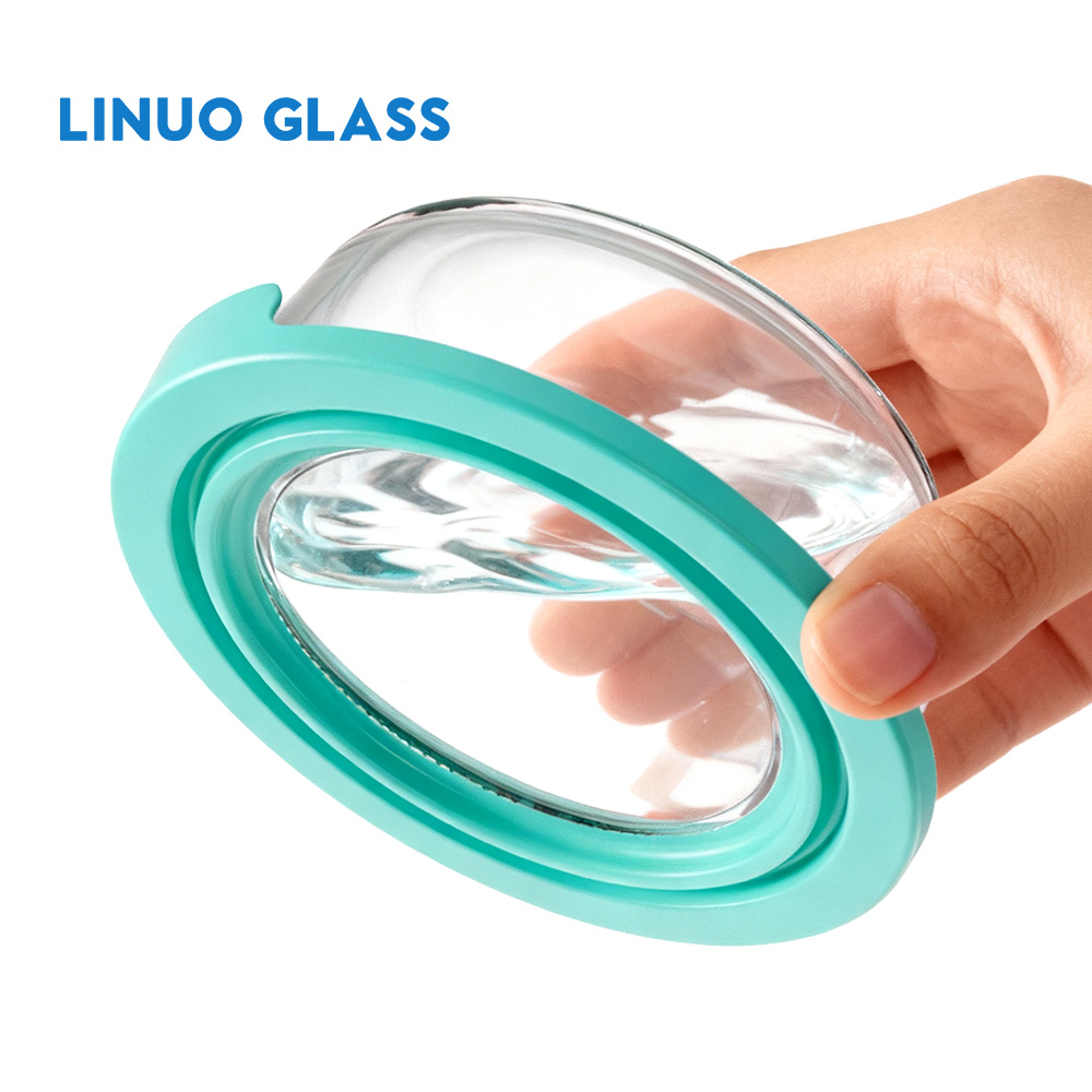 Contenitore per alimenti in vetro con coperchio