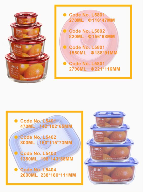Food Lunch Glass Food Storage Containers Food Lunch Glass Food Storage Containers