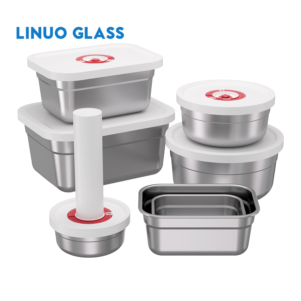 Contenitori per alimenti in acciaio inossidabile sottovuoto