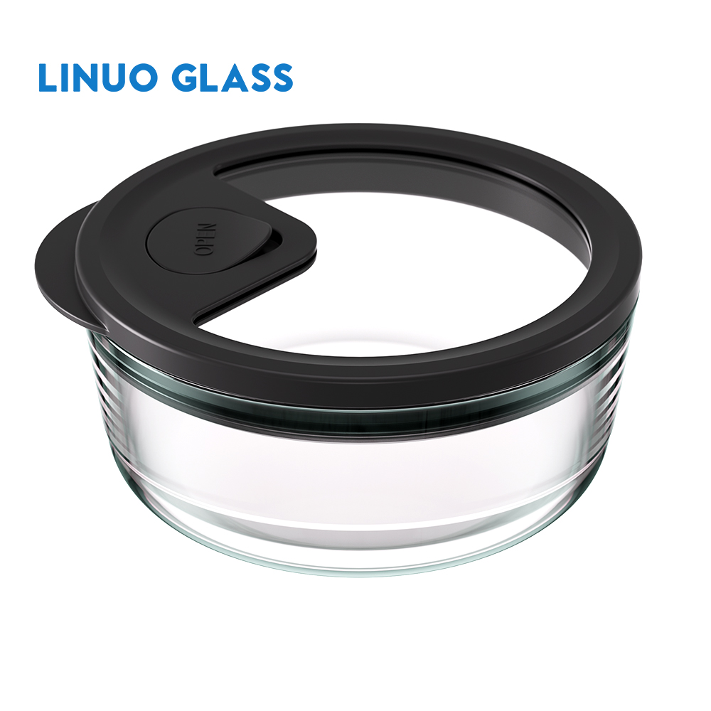 Organizing Kitchen Glass containers with Glass lids