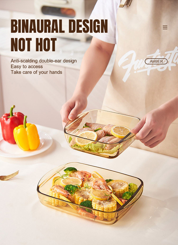 Amber Baking Tray Baking Dish Set Amber Baking Tray Baking Dish Set