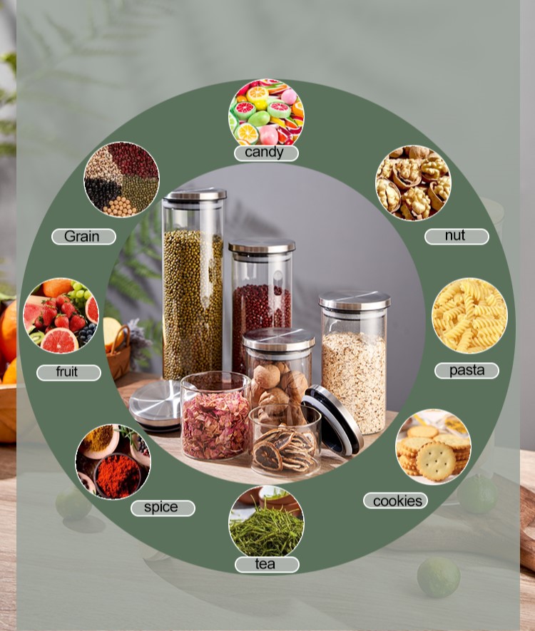 Food Storage Glass Jars With Lids Food Storage Glass Jars With Lids