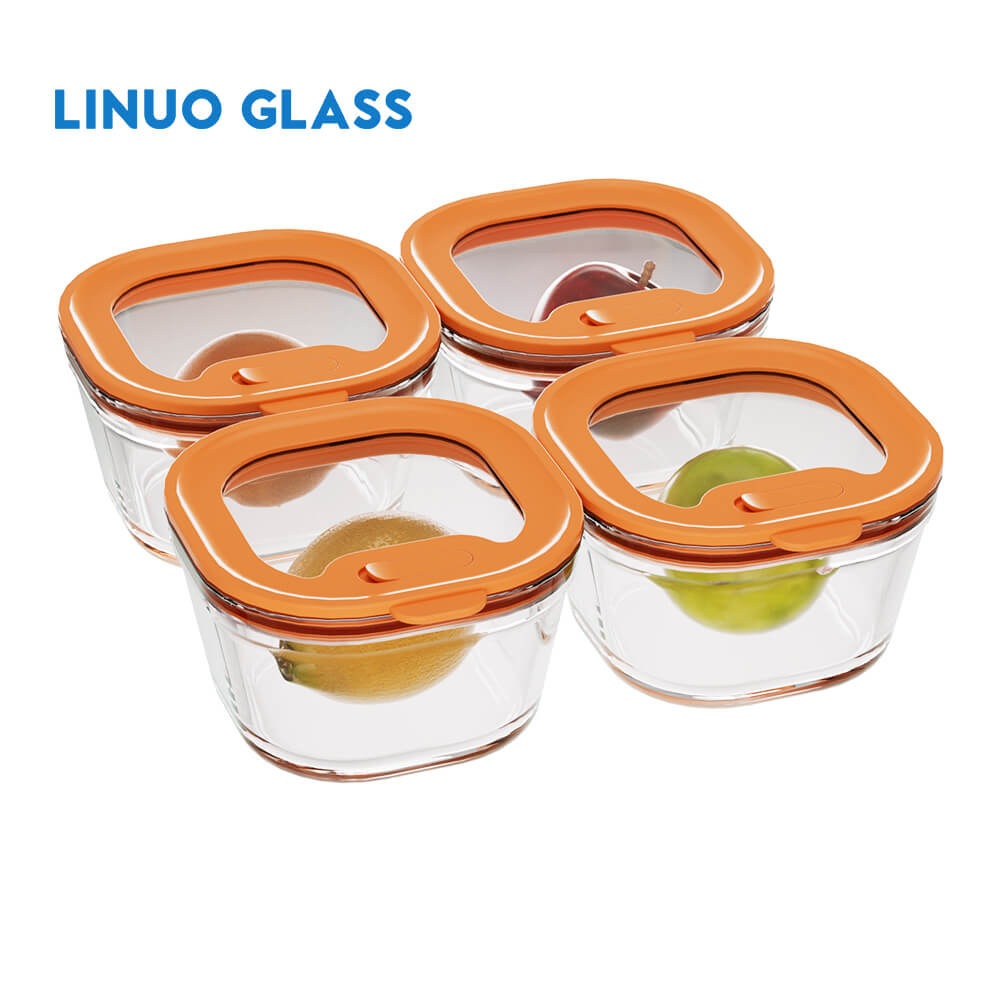 Lunchbox-Behälter aus Glas