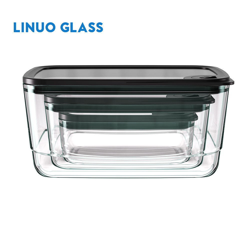 Organizing Kitchen Glass containers with Glass lids