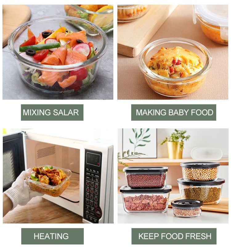 Vacuum Glass Lunch Containers Vacuum Glass Lunch Containers