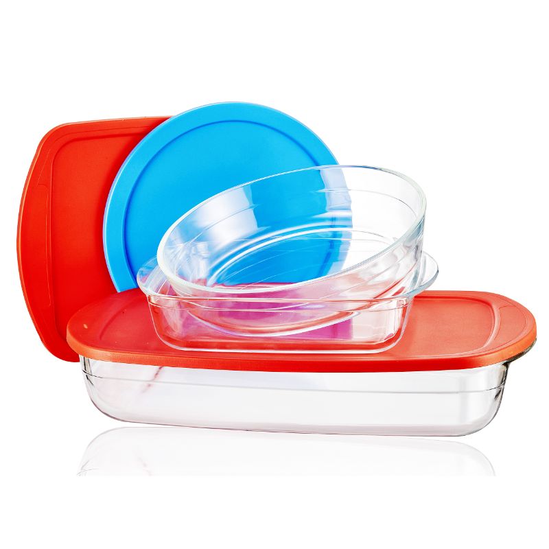 Rectangular Round Glass Baking Dish Rectangular Round Glass Baking Dish