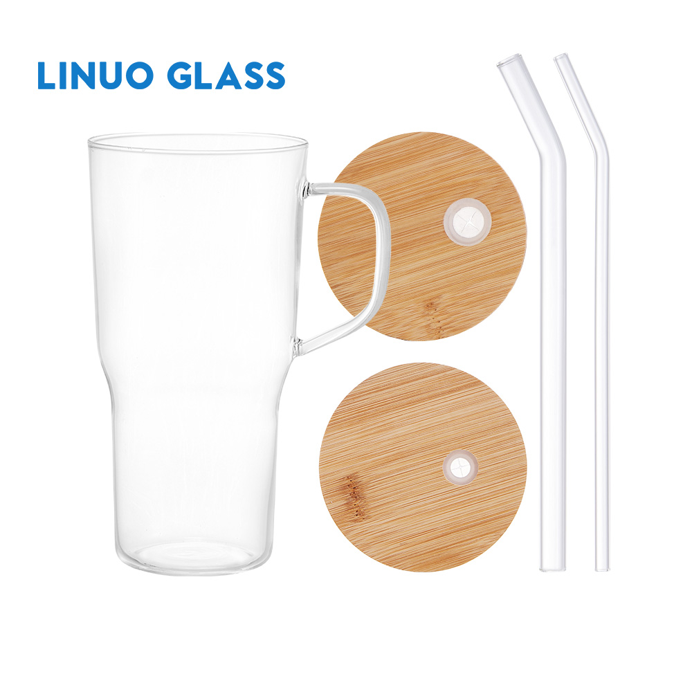 Set di bicchieri da birra con coperchio