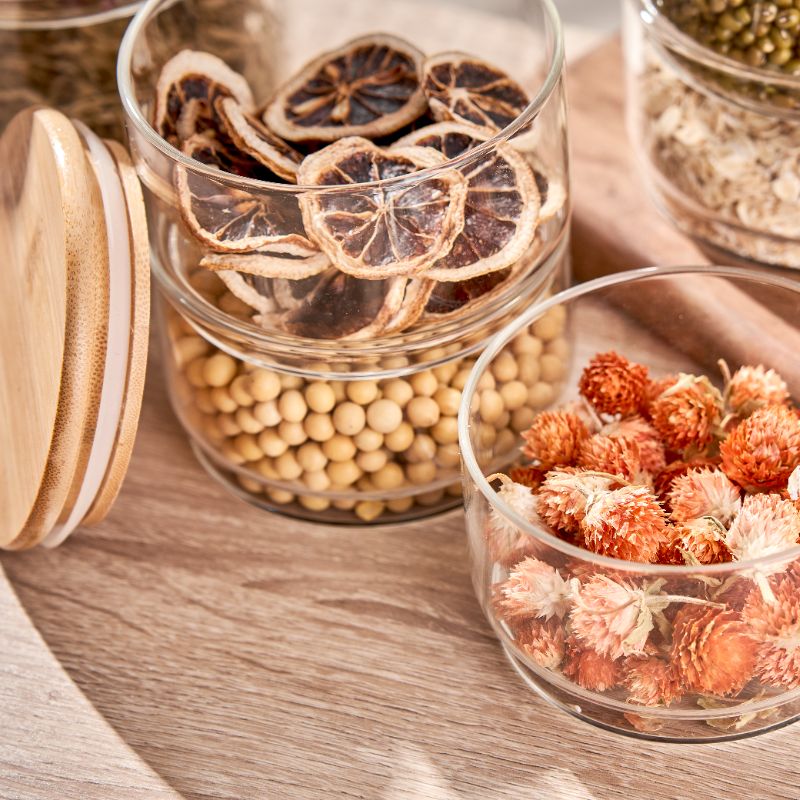 Small Glass Spice Jar