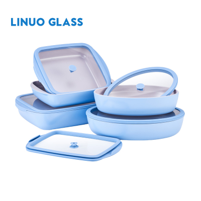 صينية خبز زجاجية من السيراميك