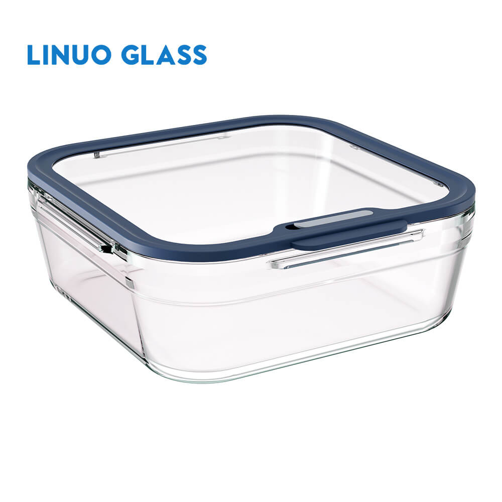 Square Glass Baking Dish With Lids