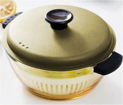 طاجن زجاج بوروسيليكات عالي