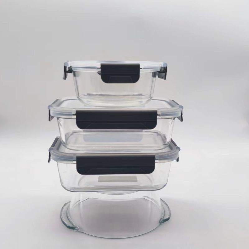 Glass Salad Food Storage Containers