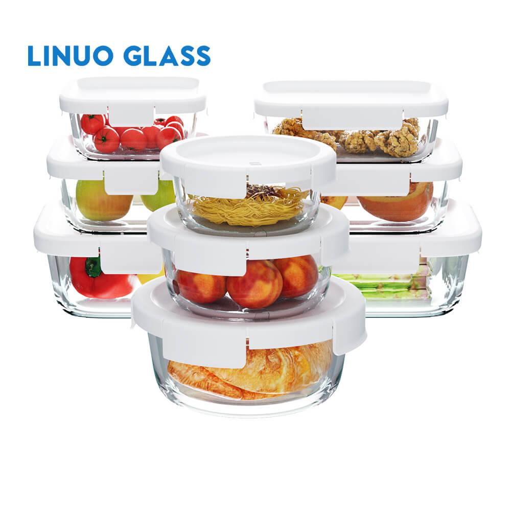 Microwave Safe Glass Lunch Containers