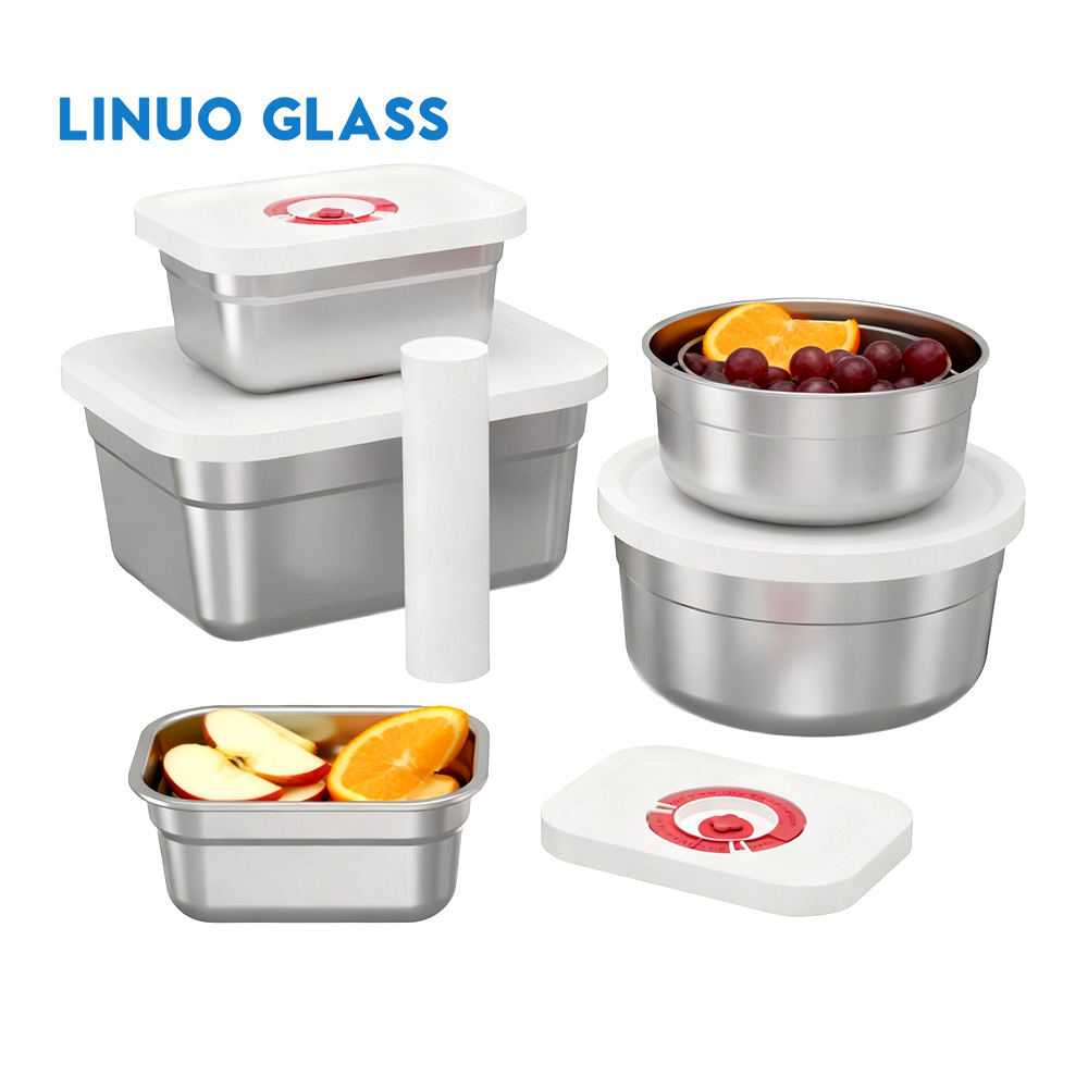 Contenitori per alimenti in acciaio inossidabile sottovuoto