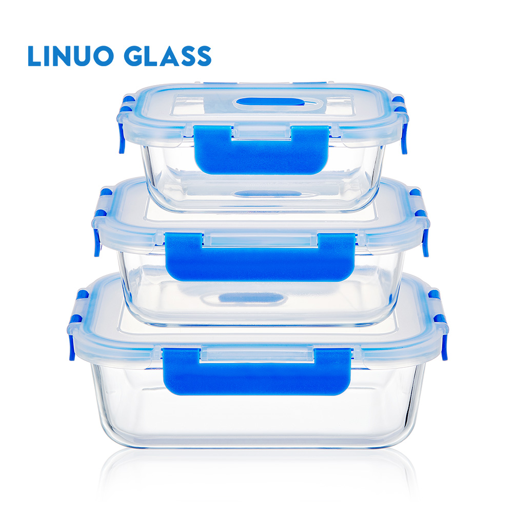 Clear Glass Food Storage Containers