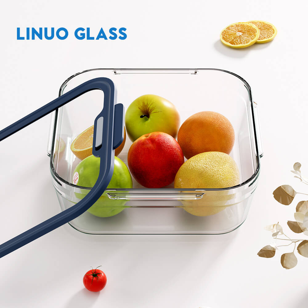 Square Glass Baking Dish With Lids