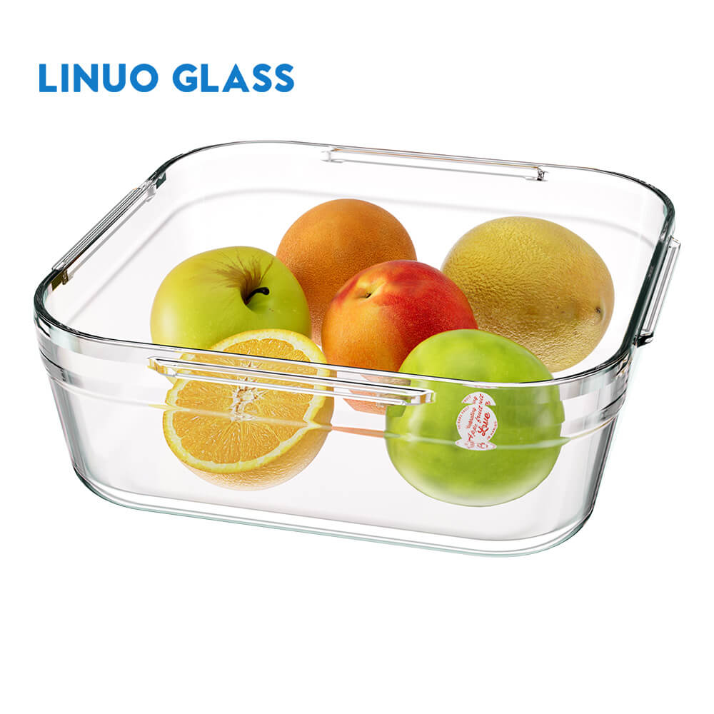 Square Glass Baking Dish With Lids