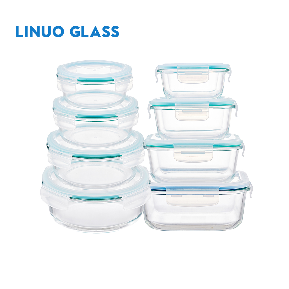 Food Storage Glass Meal Prep Lunch Box Containers