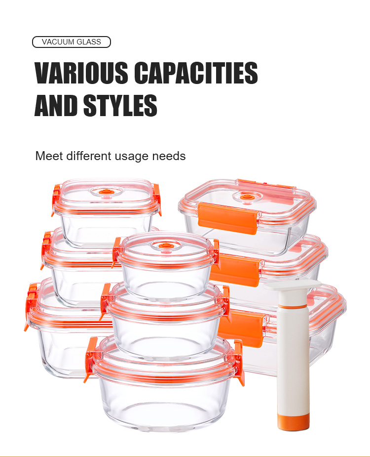 Glass Vacuum Container With Pump Glass Vacuum Container With Pump