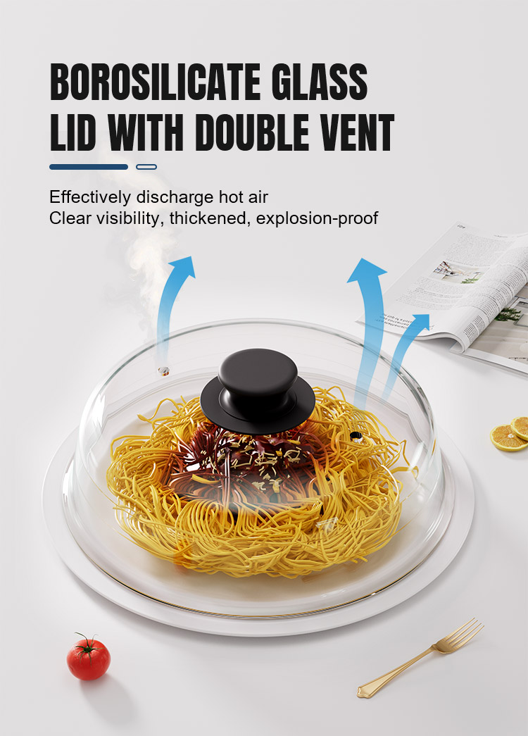Glass Microwave Splatter Cover Lid Glass Microwave Splatter Cover Lid